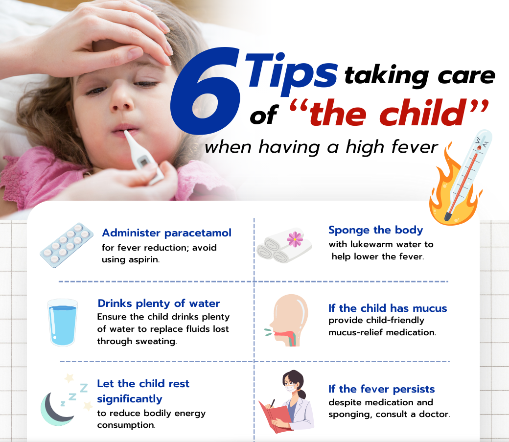High temperature in children: causes and treatment